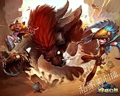 卡通美宣首页竖版插画横版插画欧卡插画迪士尼风格loading页加载界面 (517)