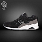 New Balance 580 NB男鞋 复古跑步鞋 经典黑 休闲鞋的图片