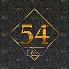 Spanish golden number 54 templates
