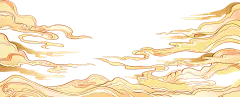 插画手绘祥云 云朵-png