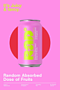 Rad Branding - Mindsparkle Mag : Not Real & Kasana ™ designed Rad Branding. RAD means Random Absorbed Dose of Fruits – It’s a sparkling tea, organic and unsweetened. The project consisted on developing the Branding and product video for this sparkling