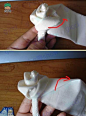 教你用餐巾纸折玫瑰花 卫生纸手折玫瑰花过程图解