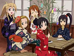 CG游戏资料 轻音少女 人物壁纸场景设定集原画集