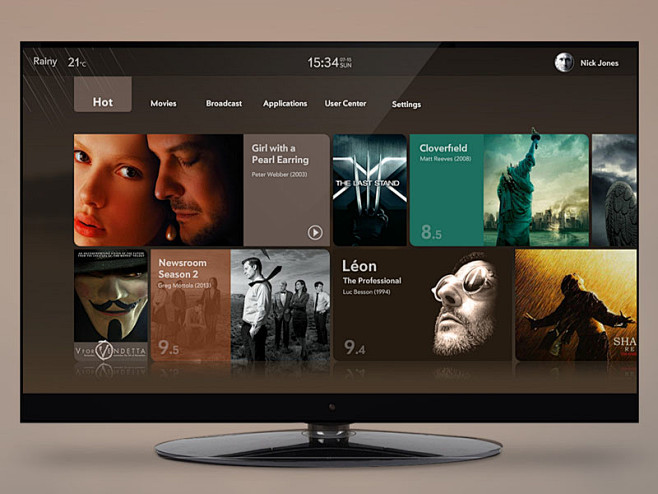 Smart TV UI ui kingy...