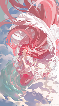 梦的尽头_弥音采集到绘画素材