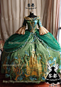 咎都出品 -- 凡尔赛玫瑰 化装舞会风格 宫廷礼服 荆棘城堡升级版-淘宝网