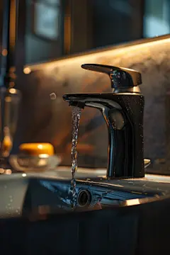 家具洗手池水龙头图片摄影图