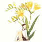 《花与少女》