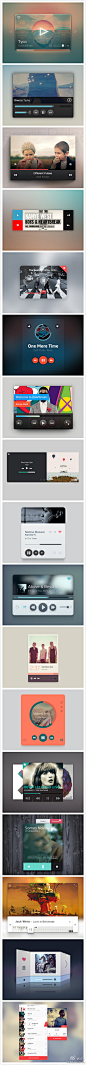 【音乐播放器界面设计欣赏】更多：http://t.cn/zQjUtTj via:@