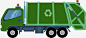 绿色垃圾车图标 绿色矢量图标 节能环保 UI图标 设计图片 免费下载 页面网页 平面电商 创意素材