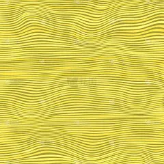 黄色条纹图案。白色背景上的波浪缎带。弯曲的线条纹理。