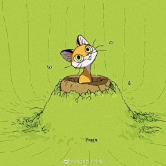 橙目目采集到插画
