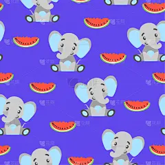 四方连续纹样,浅蓝色,幽默,堇菜属 ,西瓜,壁纸,非洲,纺织品,红色,明信片