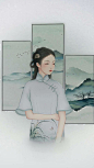 墨痕香，
红蜡泪。
点点愁人离思。
桐叶落，
蓼花残。
雁声天外寒。
五云岭，
九溪坞。
待到秋来更苦。
风淅淅，
水淙淙。
不教蓬径通。