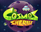 英文游戏logo Cosmos Sheriff-Gameui.cn游戏设计圈聚集地
