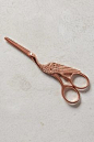 These crane scissors that look like they belong in a museum, from Anthropologie…