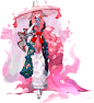 Sakura (Sakuya-hime) : With Sakuya-hime's divine Power, she strives for ultimate beauty. -Dislyte official Twitter post TBA TBA TBA TBA TBA TBA