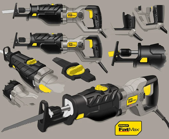 Stanley FatMax Work : Stanley FatMax Powertools. All work in this ...