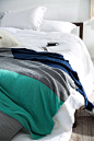 办公室午睡盖毯纯棉针织毯子北欧拼色空调盖毯休闲毯床尾沙发搭毯-淘宝网