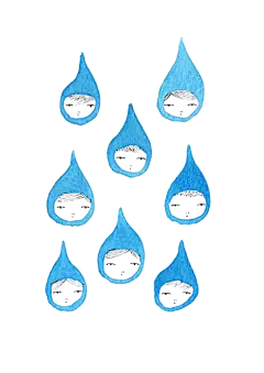创意雨滴