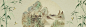 中国风复古水墨山水画竹林黄色banner 高清背景 背景 设计图片 免费下载 页面网页 平面电商 创意素材