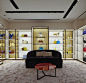 The display of the Fendi collections at the newly opened boutique at the Emporium Thailand shopping mall