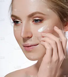 美,奶油,人的脸部,女人,垂直画幅,美人,spa美容,脸颊,健康,化妆用品