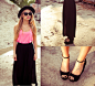 H&M Hat, River Island Skirt, River Island Top, Zara Shoes