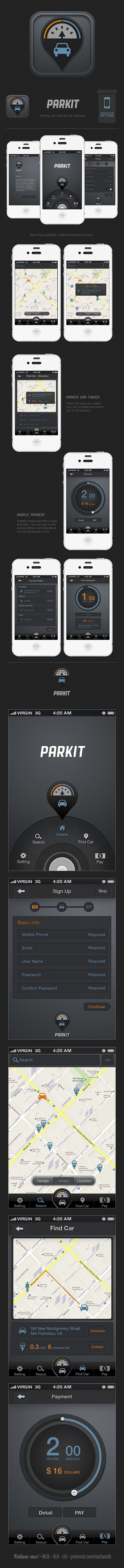 Parkit - iphone UX /...