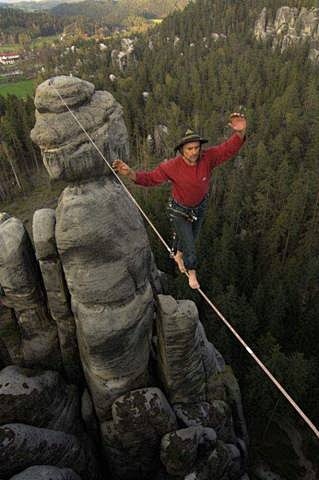tight-rope...no thank you...