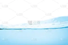 水面波纹透明的白色背景
