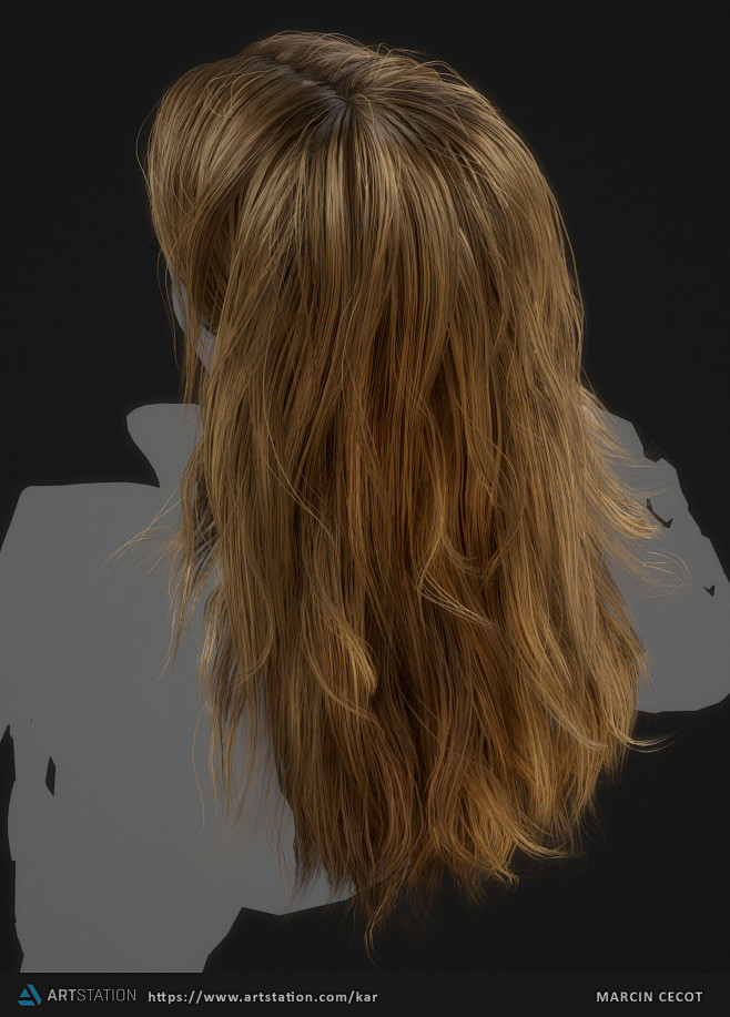 Behind-the-ear tuck ...
