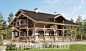 260-001-L Two Story House Plans and mansard, spacious House Blueprints