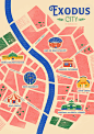 Exodus city map
