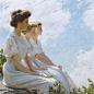 Charles-Courtney-Curran_On-the-Heights_BrooklynMuseum-1909.jpg (1598×1600)