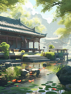 CzZHahaha采集到场景-国风庭院 家宅 装饰