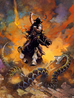 江上潮信采集到Frank Frazetta