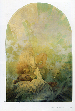 桃花扇美人笑采集到大师插画-穆夏