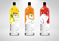 This is a packaging design for a Chinese soda drink "北冰洋"with the identity of a bear. Here're three favors: pineapple, orange and strawberry. :)