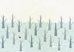 日系和风之美Ryo takemasa（武政靖），日本插画师，1981年出生，毕业于武藏野美术大学，现居东京，他的作品基本都是几何图形插画，简洁明了，色彩搭配丰富，喜欢贴近生活的作品，如色彩各异的瓜果鱼肉、草蜢蜻蜓等小昆虫。