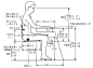 椅子与人体工学，尺寸参考图。