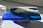 “一桌湖水” | 来自洛杉矶La Table 工作室设计师 Alexandre Chapelin