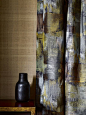 Metropolis fabric and Astral wallpaper by Jane Churchill
