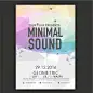 Party flyer template in pastel colors Premium Vector