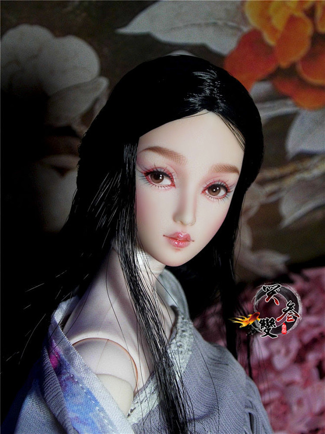 三三绘制心怡娃娃改妆开眼欣妍娃娃成品头淘宝网