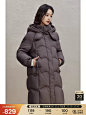 自巧小个子休闲连帽羽绒服女2023冬季新款中长款收腰时尚保暖外套-tmall.com天猫
