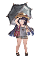Summer Lunalu Character Art from Granblue Fantasy