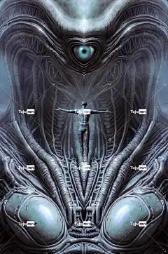 书信 标题图片 幻想 超现实的 有机的 结构 对称的 奥格