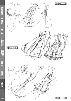 赛得·米德 （Syd Mead) 美国工业设计大师，科幻设计师，插画艺术家等。Mead Gundam Complete Scans 高达逆A 机械设定集共328P 此页面为 (302)