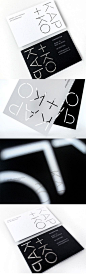 Black And White Laser Cut Business Card Design For An Architect: 